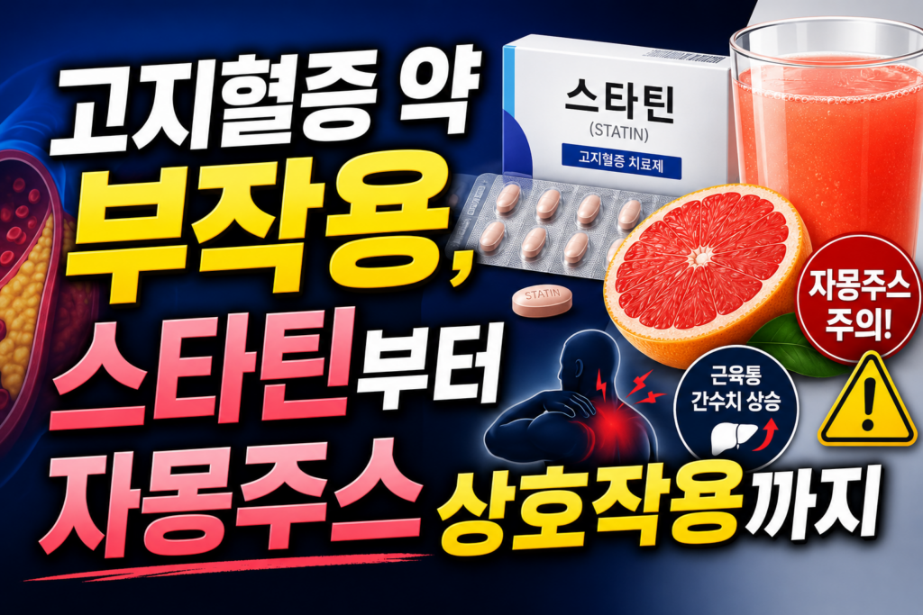 고지혈증 약 부작용